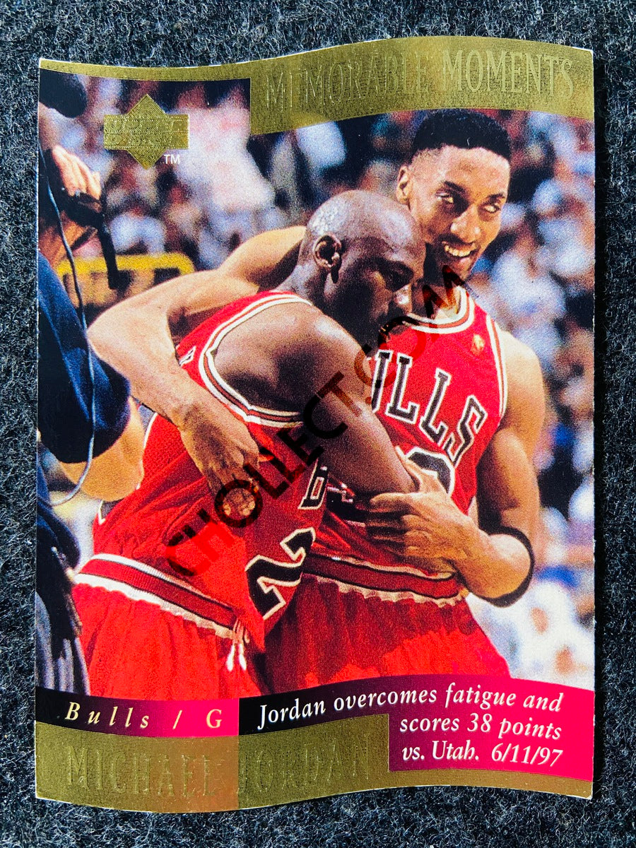 Michael Jordan - Chicago Bulls 1998 Upper Deck Memorable Moment #1