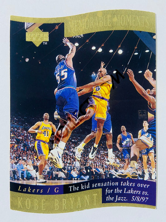 Kobe Bryant - Los Angeles Lakers 1998 Upper Deck Memorable Moments #4