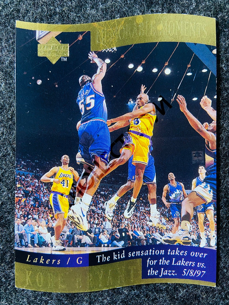 Kobe Bryant - Los Angeles Lakers 1998 Upper Deck Memorable Moments #4