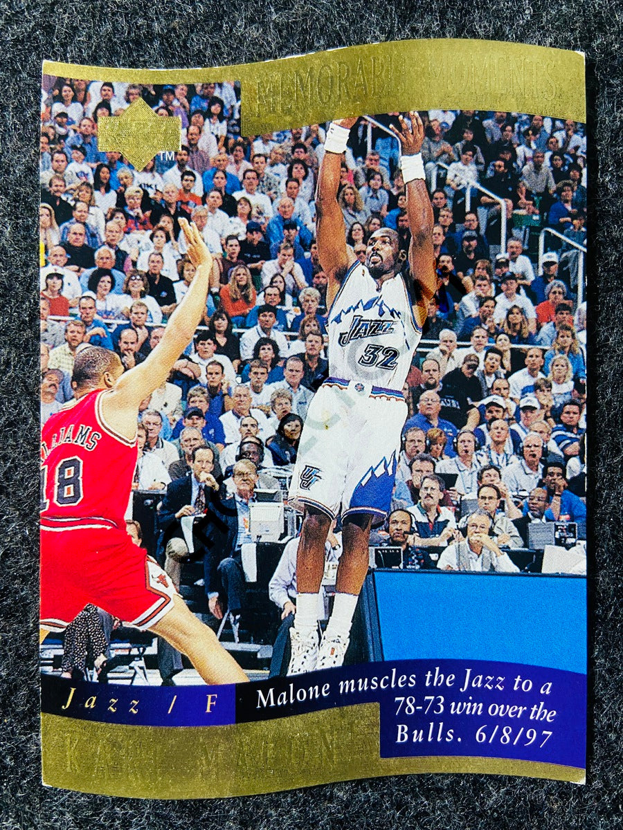 Karl Malone - Utah Jazz 1998 Upper Deck Memorable Moment #7