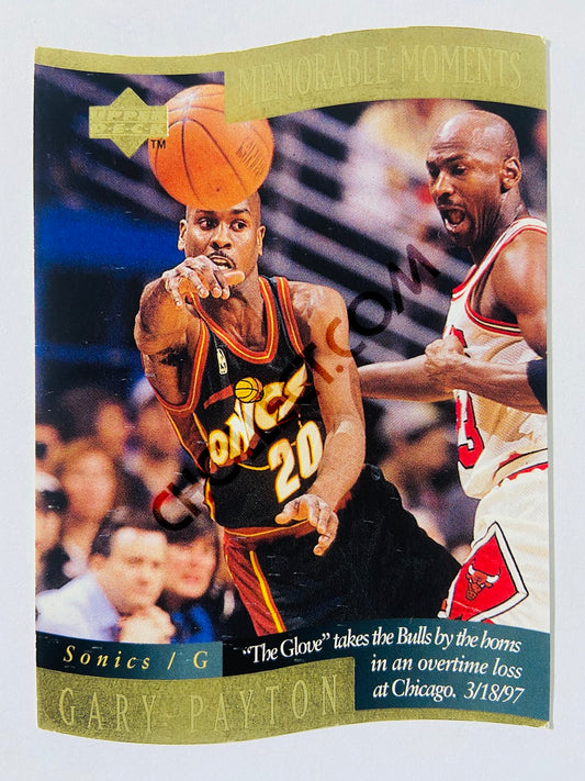 Gary Payton - Seattle Super Sonics 1998 Upper Deck Memorable Moment #9