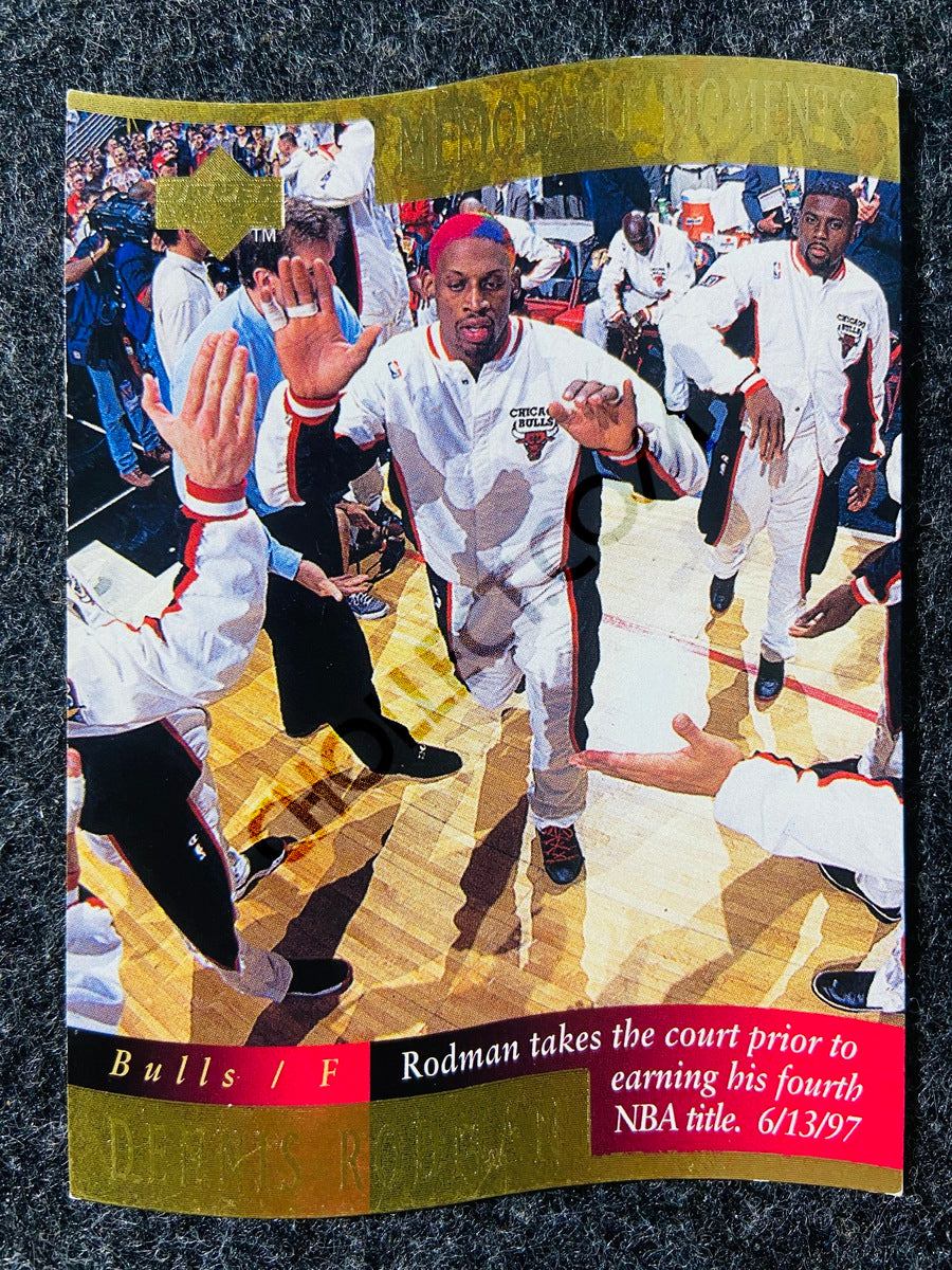 Dennis Rodman - Chicago Bulls 1998 Upper Deck Memorable Moment #10