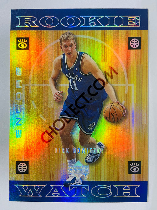 Dirk Nowitzki - Dallas Mavericks 1998-99 Upper Deck Rookie Watch Encore #122