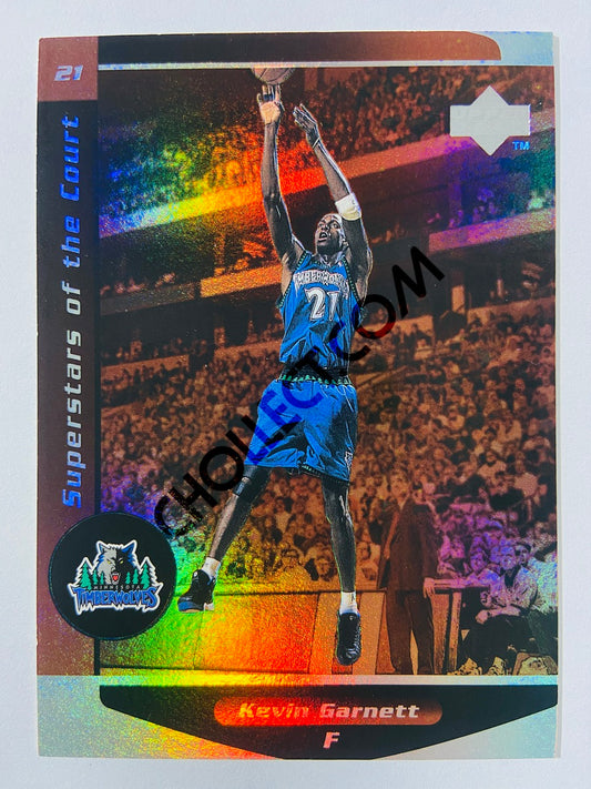 Kevin Garnett - Minnesota Timberwolves 1998 Upper Deck Superstars of the Court #C19