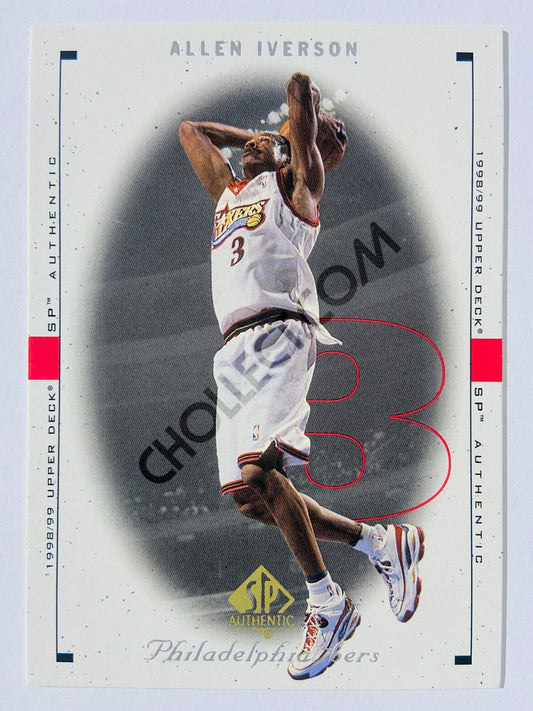 Allen Iverson - Philadelphia 76ers 1998-99 Upper Deck SP Authentic #64