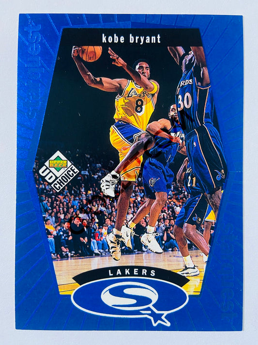 Kobe Bryant - Los Angeles Lakers 1998 Upper Deck UD Choice Star Quest Blue #13