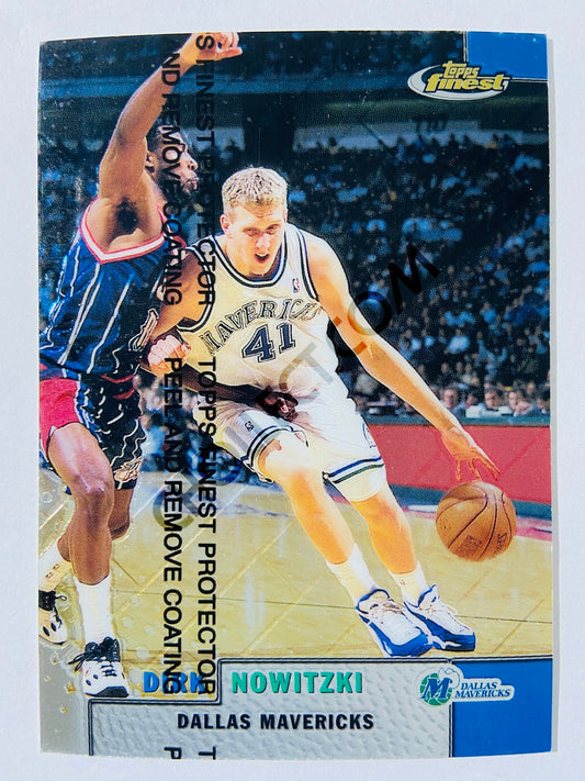 Dirk Nowitzki - Dallas Mavericks 1999 Topps Finest #60
