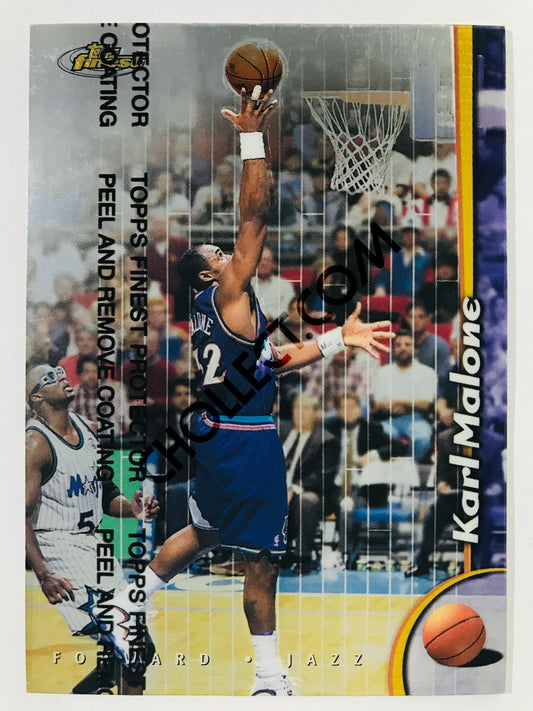 Karl Malone - Utah Jazz 1999 Topps Finest #210