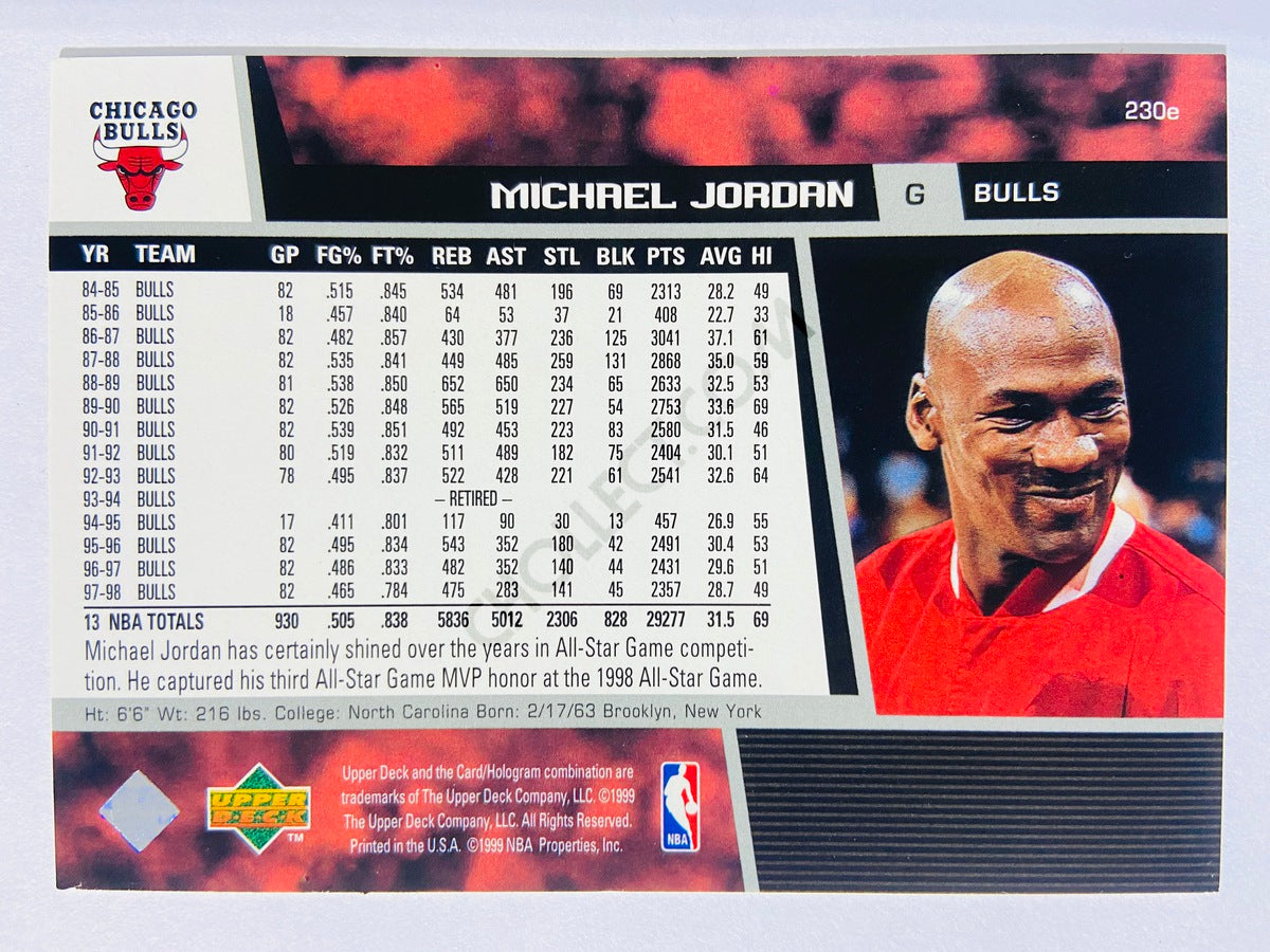 Michael Jordan - Chicago Bulls 1999 Upper Deck #230E