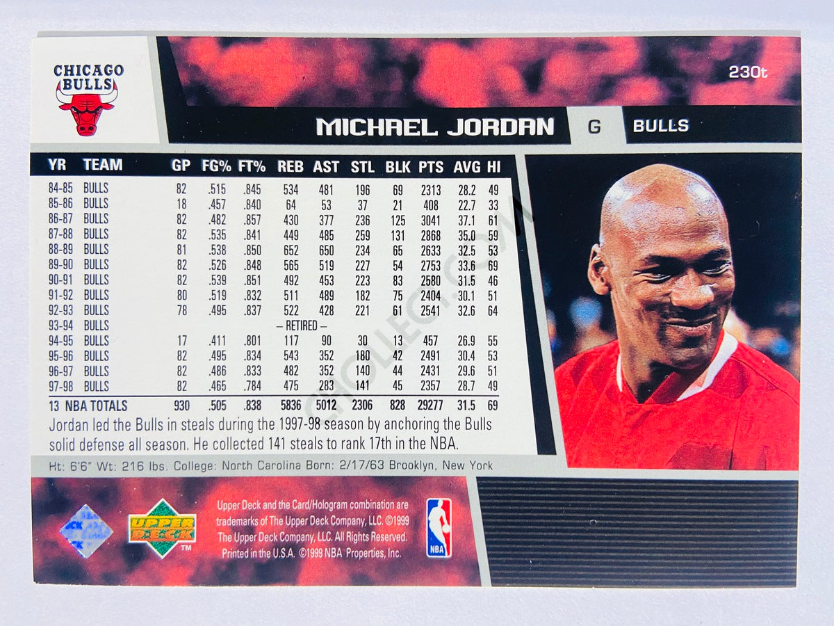 Michael Jordan - Chicago Bulls 1999 Upper Deck #230T