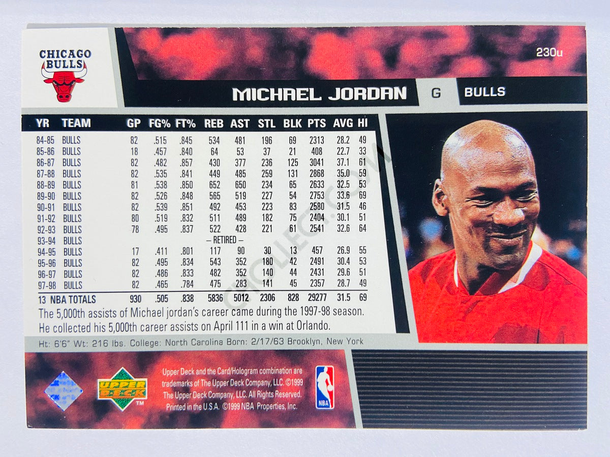 Michael Jordan - Chicago Bulls 1999 Upper Deck #230U