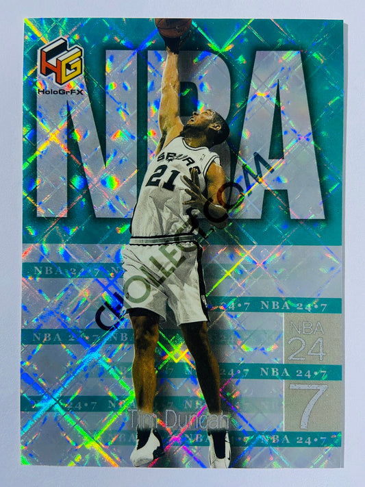 Tim Duncan - San Antonio Spurs 1999 Upper Deck HoloGrFx NBA 24-7 #N1