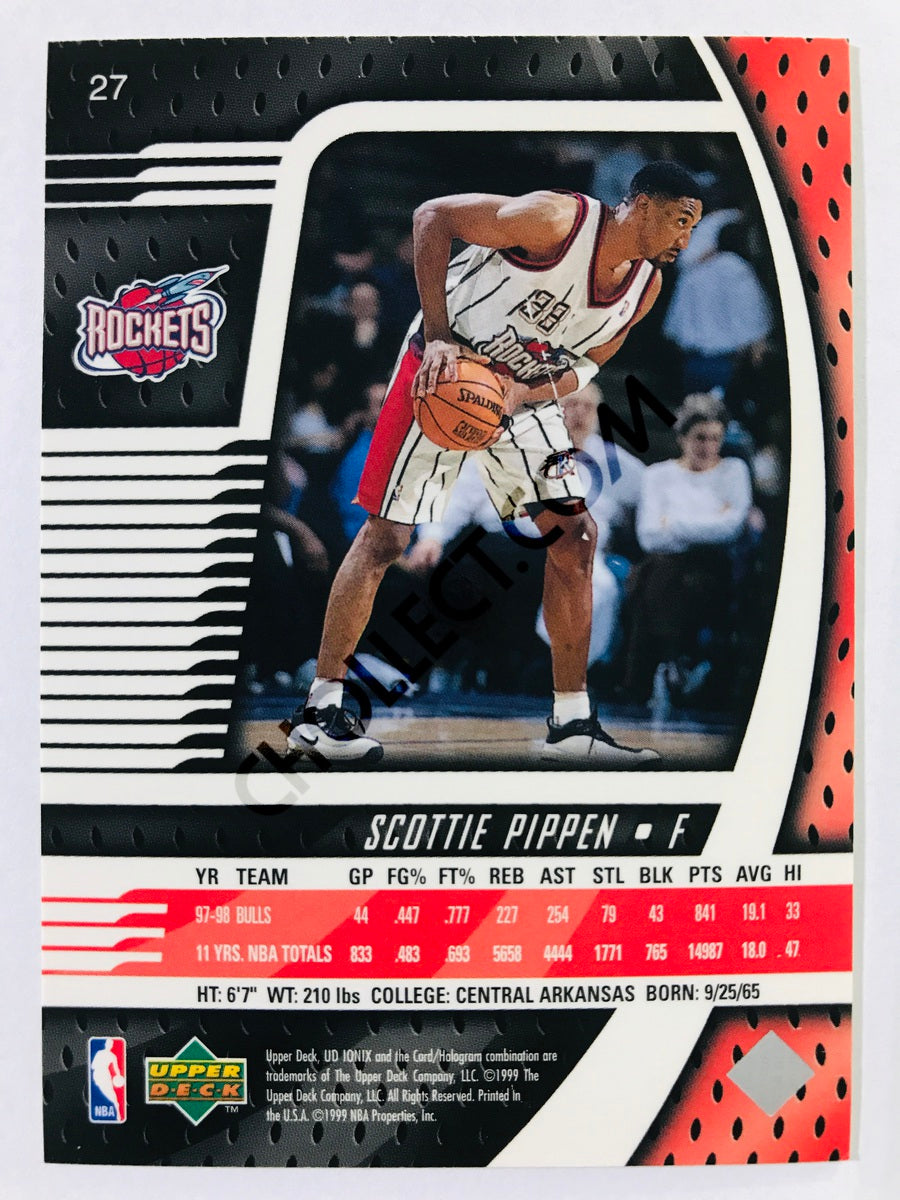 Scottie Pippen - Houston Rockets 1998-99 Upper Deck Ionix #27