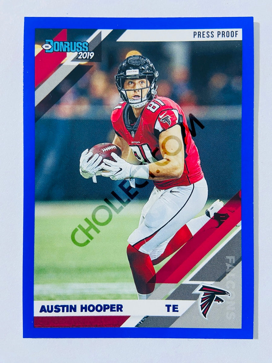 Austin Hooper – Atlanta Falcons 2019-20 Panini Donruss Blue Press Proof Parallel #21