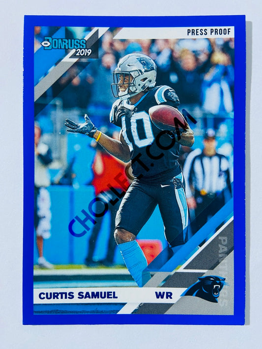 Curtis Samuel – Carolina Panthers 2019-20 Panini Donruss Blue Press Proof Parallel #47