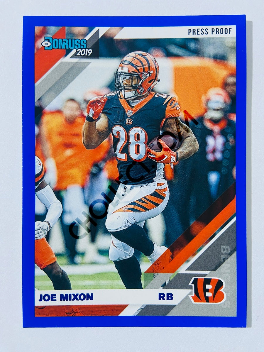 Joe Mixon – Cincinnati Bengals 2019-20 Panini Donruss Blue Press Proof Parallel #59