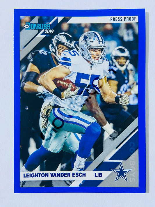 Leighton Vander Esch – Dallas Cowboys 2019-20 Panini Donruss Blue Press Proof Parallel #78