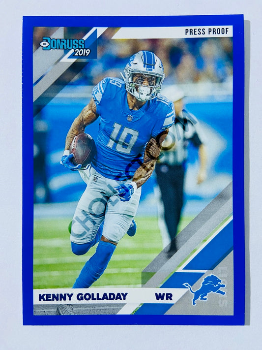 Kenny Golladay – Detroit Lions 2019-20 Panini Donruss Blue Press Proof Parallel #94