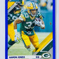 Aaron Jones – Green Bay Packers 2019-20 Panini Donruss Blue Press Proof Parallel #100