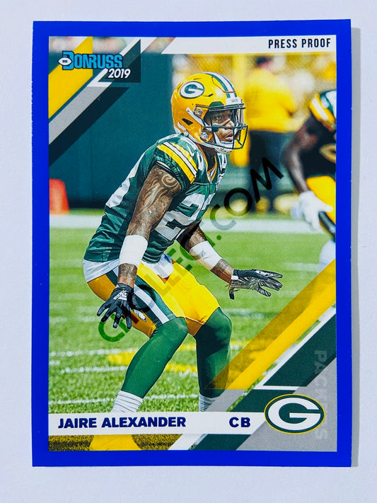 Jaire Alexander – Green Bay Packers 2019-20 Panini Donruss Blue Press Proof Parallel #104