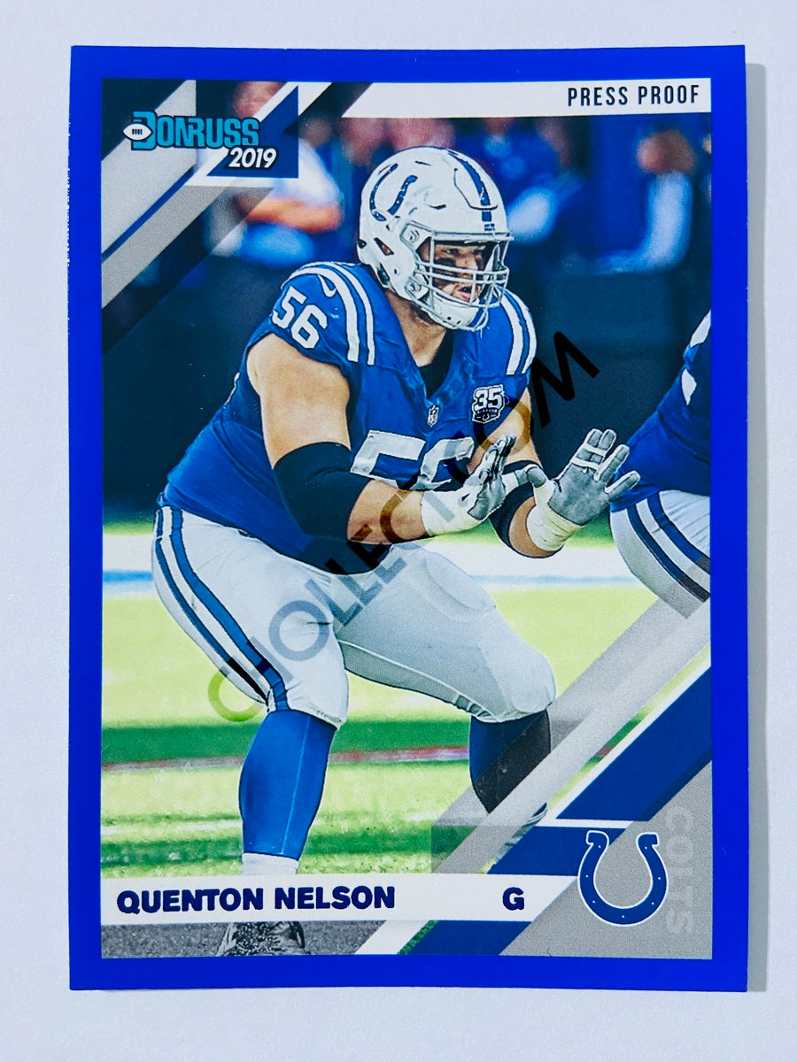 Quenton Nelson - Indianapolis Colts 2019-20 Panini Donruss Blue Press Proof Parallel #120