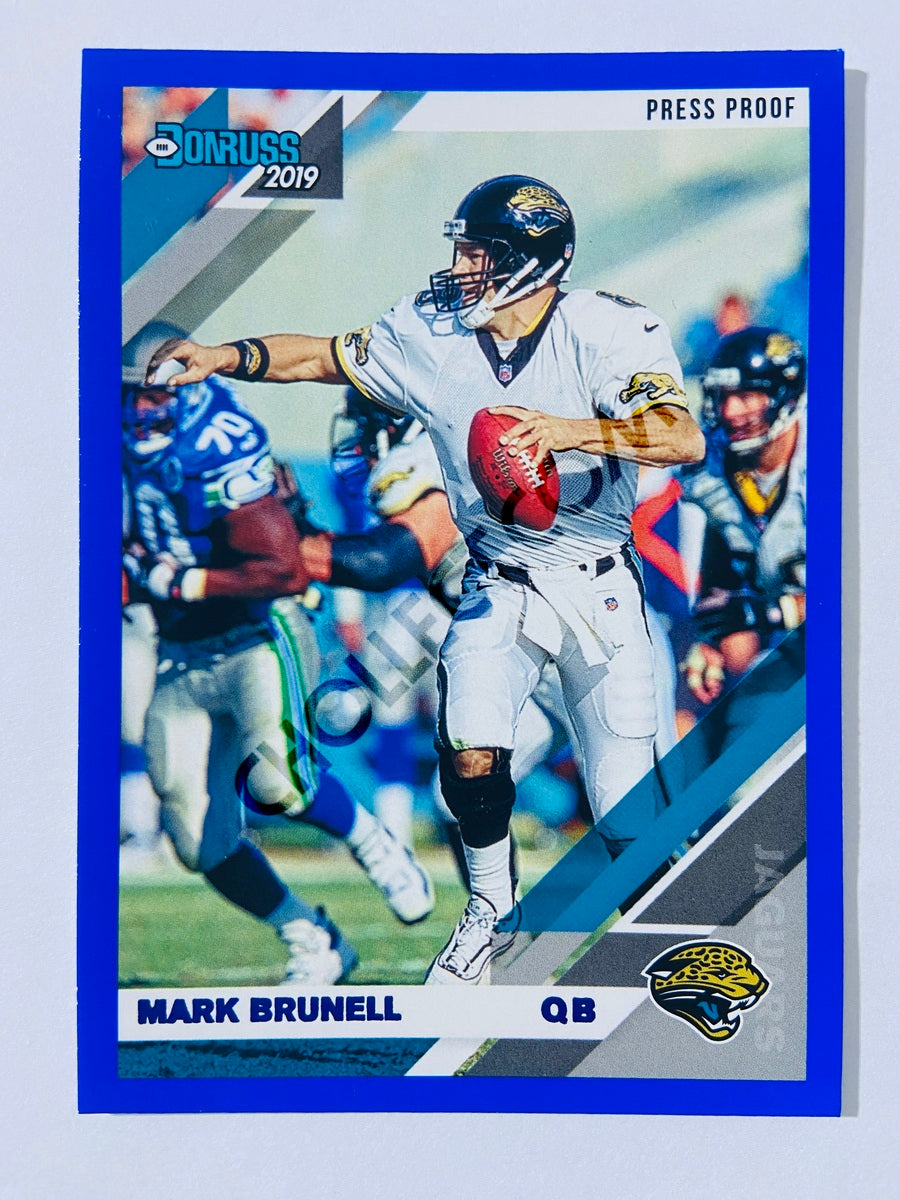 Mark Brunell – Jacksonville Jaguars 2019-20 Panini Donruss Blue Press Proof Parallel #129