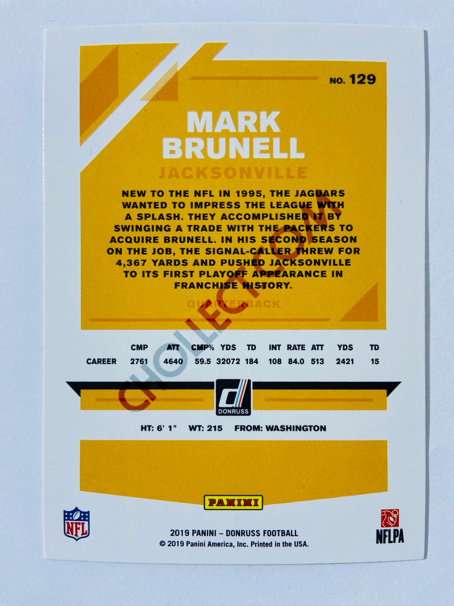 Mark Brunell – Jacksonville Jaguars 2019-20 Panini Donruss Blue Press Proof Parallel #129