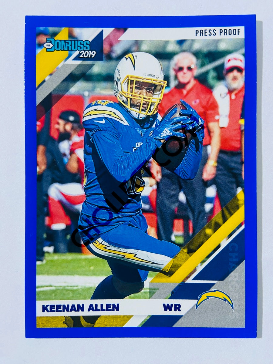 Keenan Allen – Los Angeles Chargers 2019-20 Panini Donruss Blue Press Proof Parallel #133