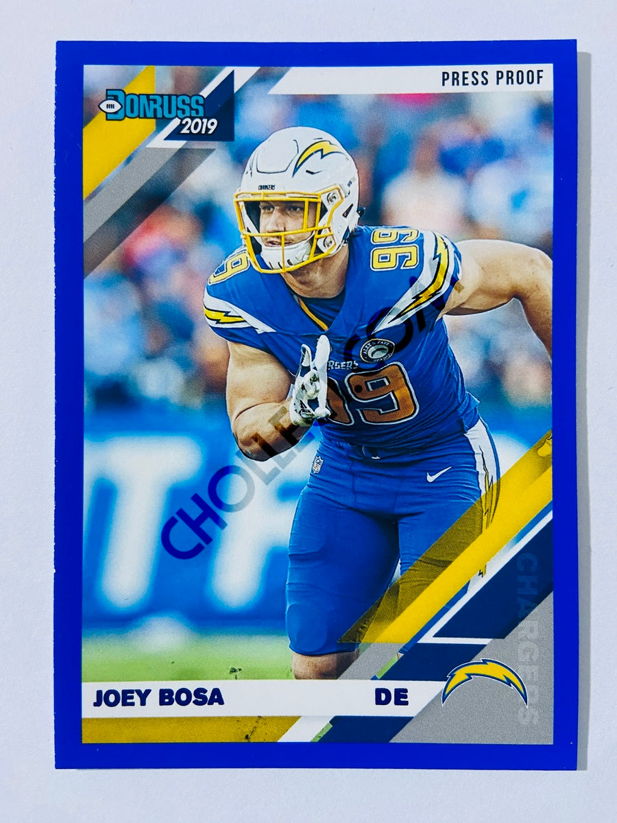 Joey Bosa – Los Angeles Chargers 2019-20 Panini Donruss Blue Press Proof Parallel #134