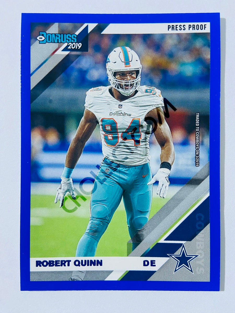 Robert Quinn – Dallas Cowboys 2019-20 Panini Donruss Blue Press Proof Parallel #151