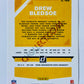 Drew Bledsoe – New England Patriots 2019-20 Panini Donruss Blue Press Proof Parallel #169