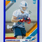 Chandler Cox – Miami Dolphins 2019-20 Panini Donruss Blue Press Proof Parallel RC Rookie #282