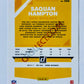 Saquan Hampton – New Orleans Saints 2019-20 Panini Donruss Blue Press Proof Parallel RC Rookie #288