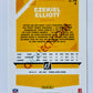 Ezekiel Elliott – Dallas Cowboys 2019-20 Panini Donruss Blue Press Proof Parallel Variation #75
