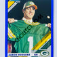 Aaron Rodgers – Green Bay Packers 2019-20 Panini Donruss Blue Press Proof Parallel Variation #98