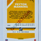 Peyton Manning – Indianapolis Colts 2019-20 Panini Donruss Blue Press Proof Parallel Variation #121