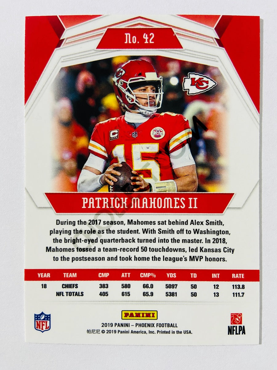 Patrick Mahomes II - Kansas City Chiefs 2019 Panini Phoenix #42