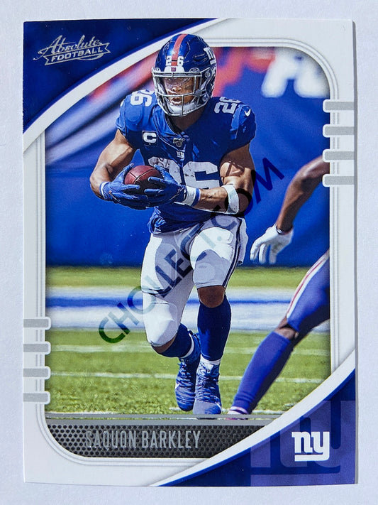 Saquon Barkley - New York Giants 2020-21 Panini Absolute Football #10