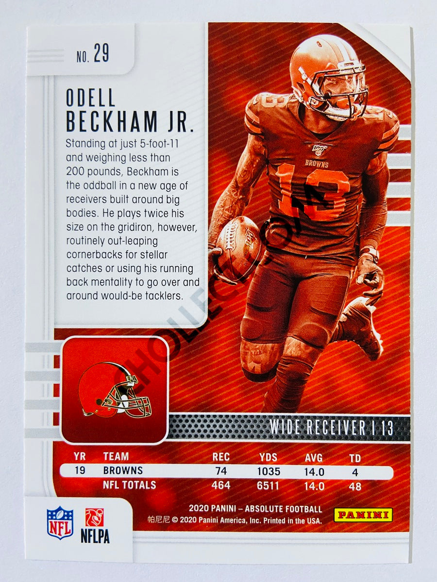Odell Beckham Jr. - Cleveland Browns 2020-21 Panini Absolute Football #29