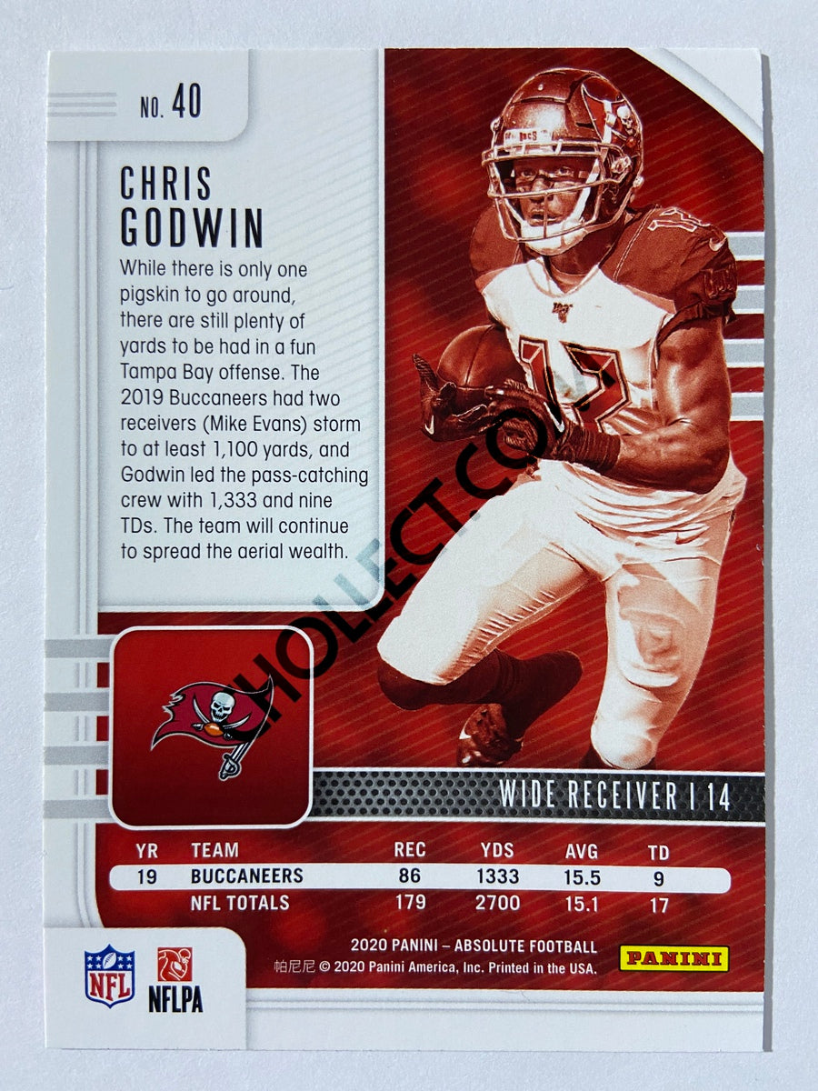 Chris Godwin - Tampa Bay Buccaneers 2020-21 Panini Absolute Football #40