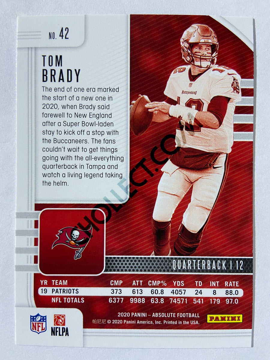 Tom Brady - Tampa Bay Buccaneers 2020-21 Panini Absolute Football #42