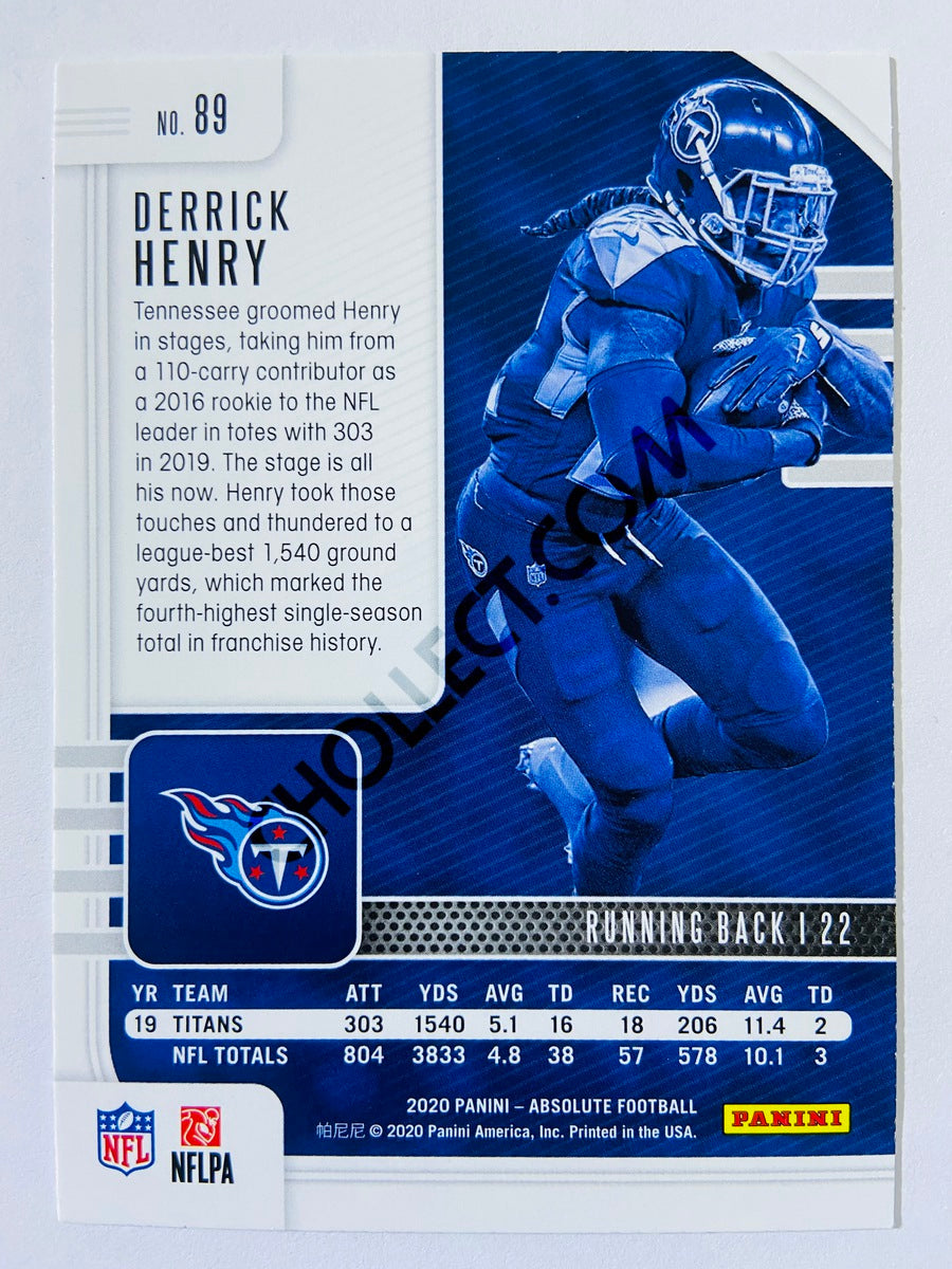 Derrick Henry - Tennessee Titans 2020-21 Panini Absolute Football #89