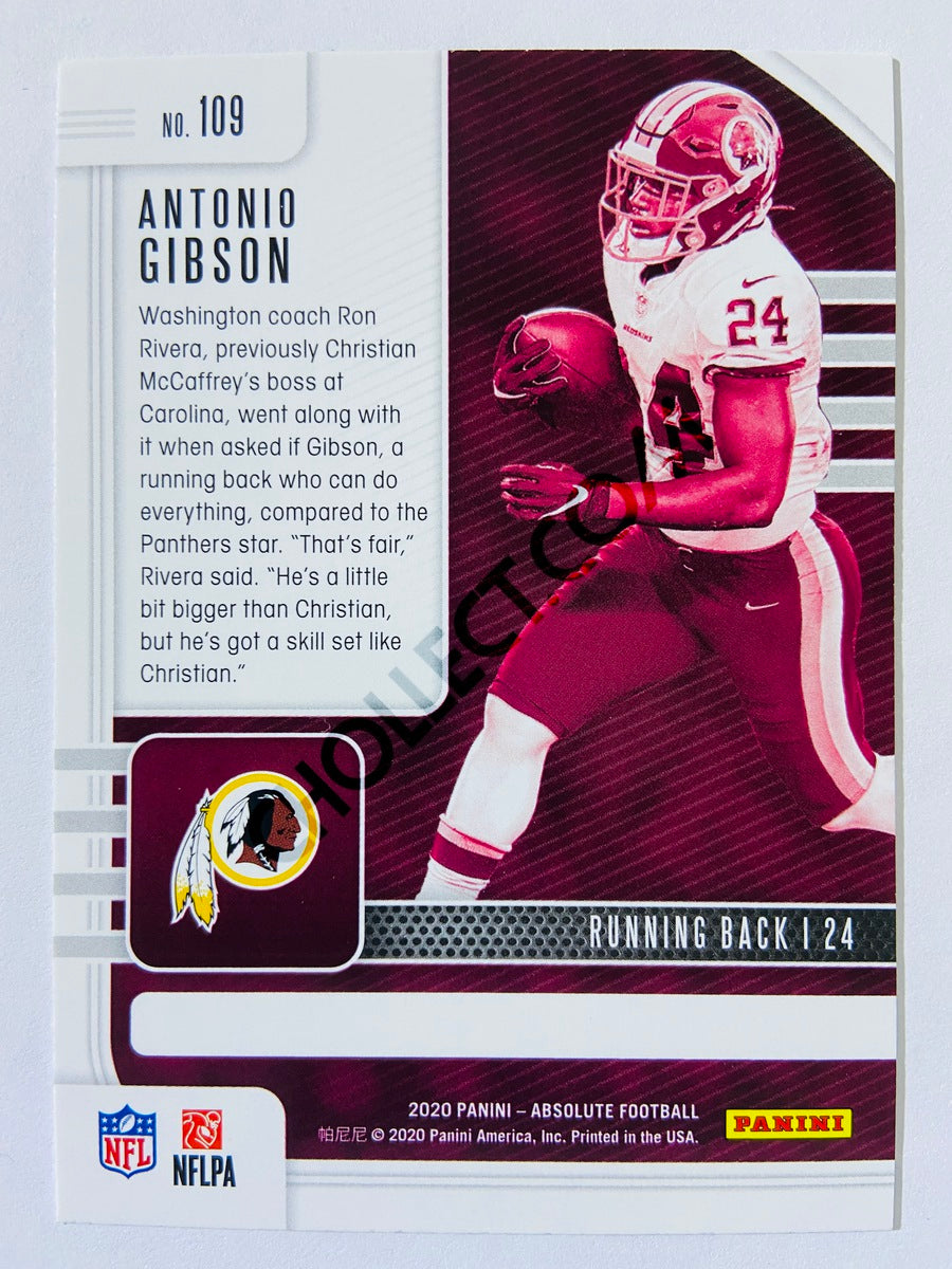 Antonio Gibson - Washington Redskins 2020-21 Panini Absolute Football RC Rookie #109