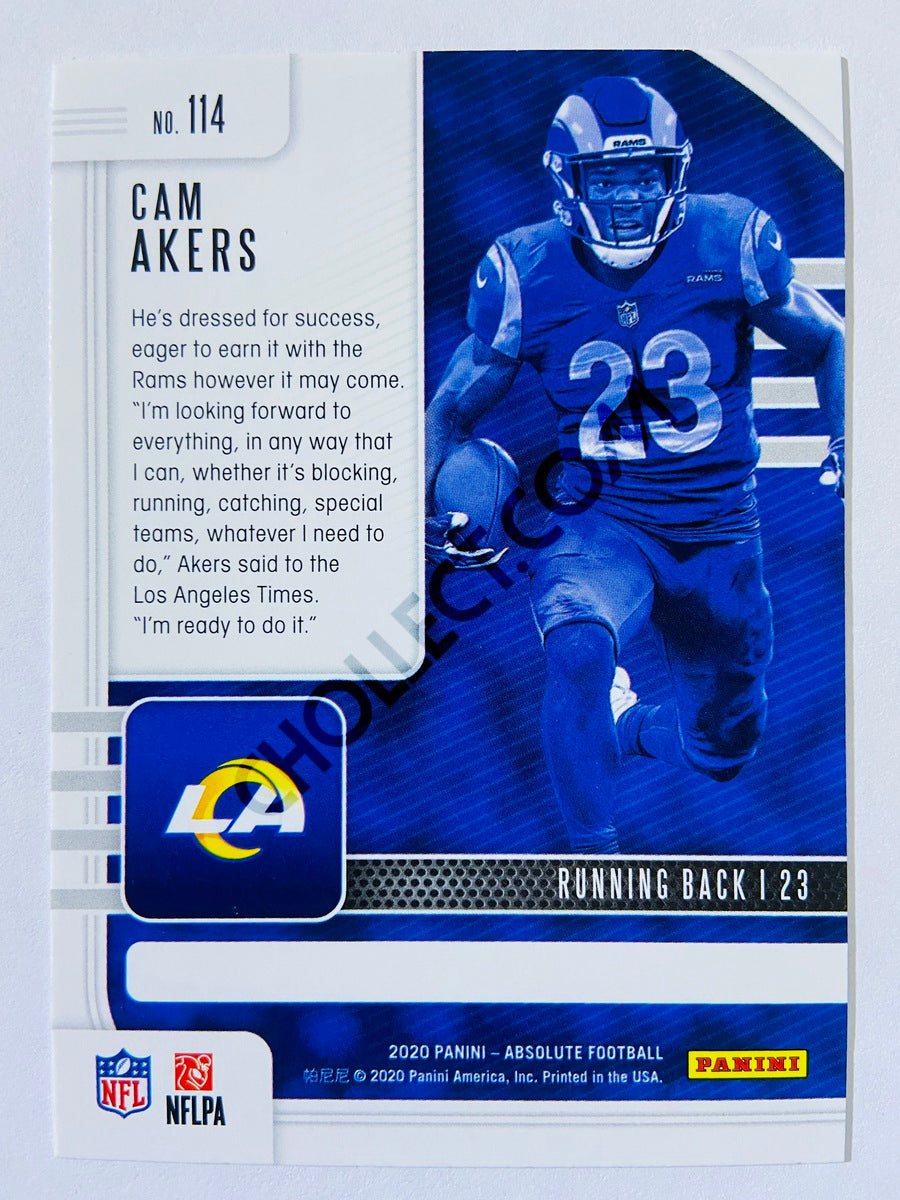 Cam Akers - Los Angeles Rams 2020-21 Panini Absolute Football RC Rookie #114