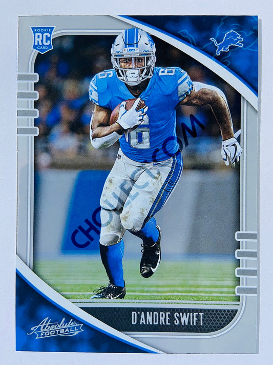 D'Andre Swift - Detroit Lions 2020-21 Panini Absolute Football RC Rookie #124