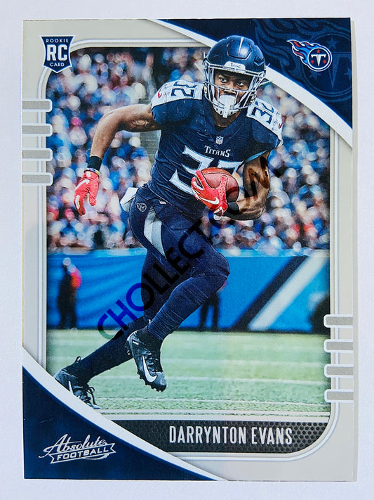 Darrynton Evans - Tennessee Titans 2020-21 Panini Absolute Football RC Rookie #127