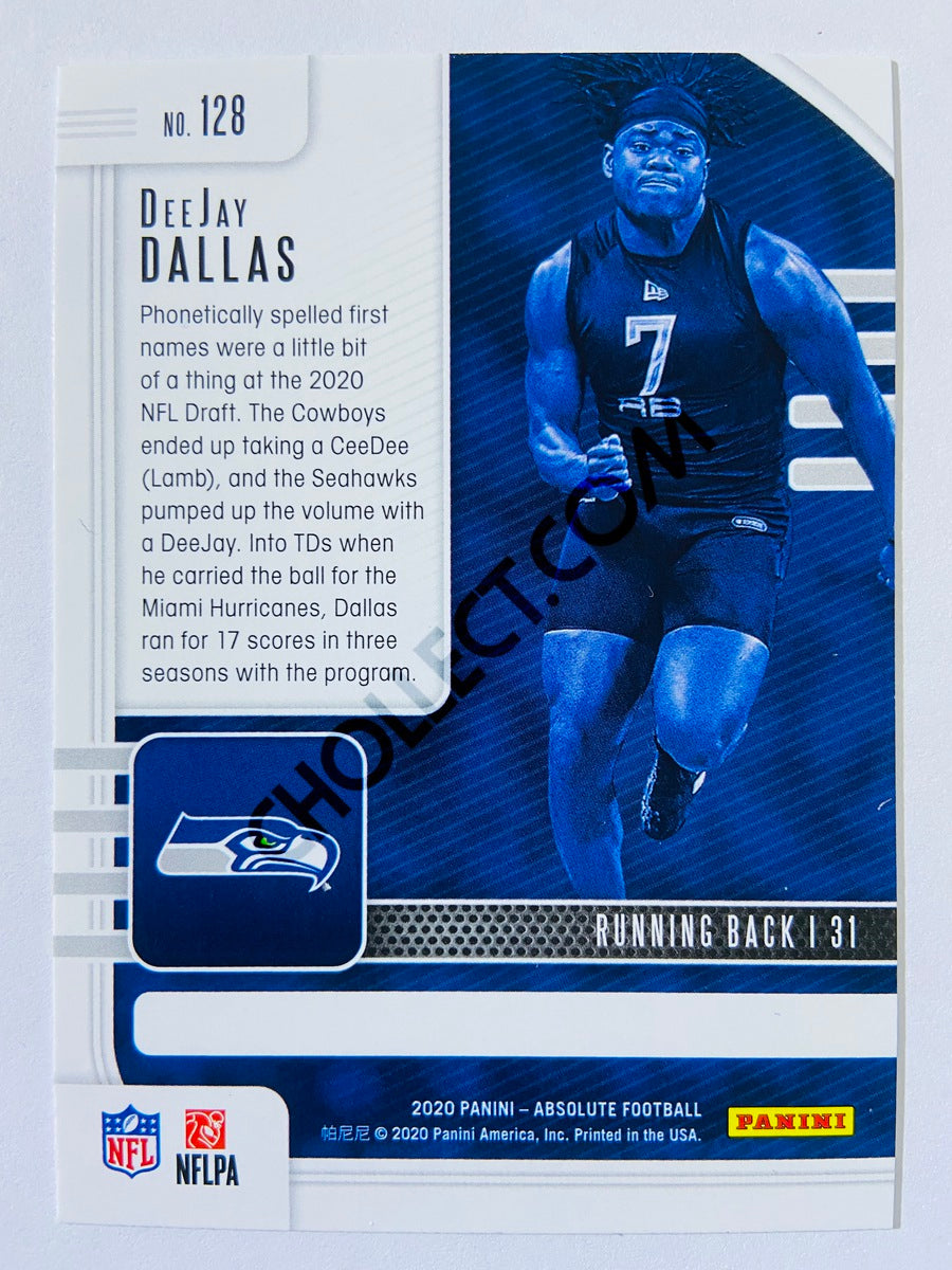 DeeJay Dallas - Seattle Seahawks 2020-21 Panini Absolute Football RC Rookie #128