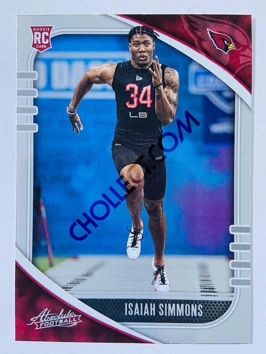 Isaiah Simmons - Arizona Cardinals 2020-21 Panini Absolute Football RC Rookie #140