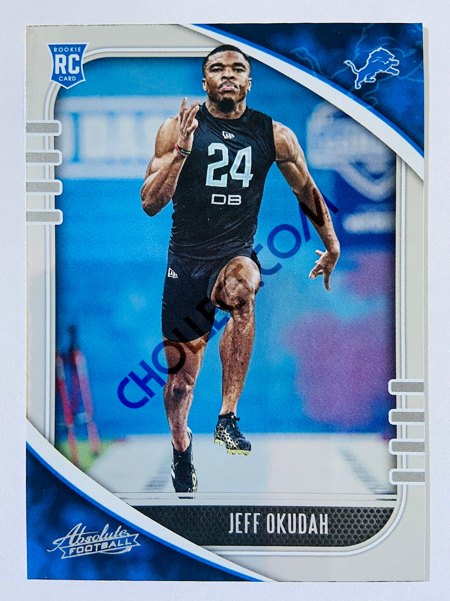 Jeff Okudah - Detroit Lions 2020-21 Panini Absolute Football RC Rookie #155