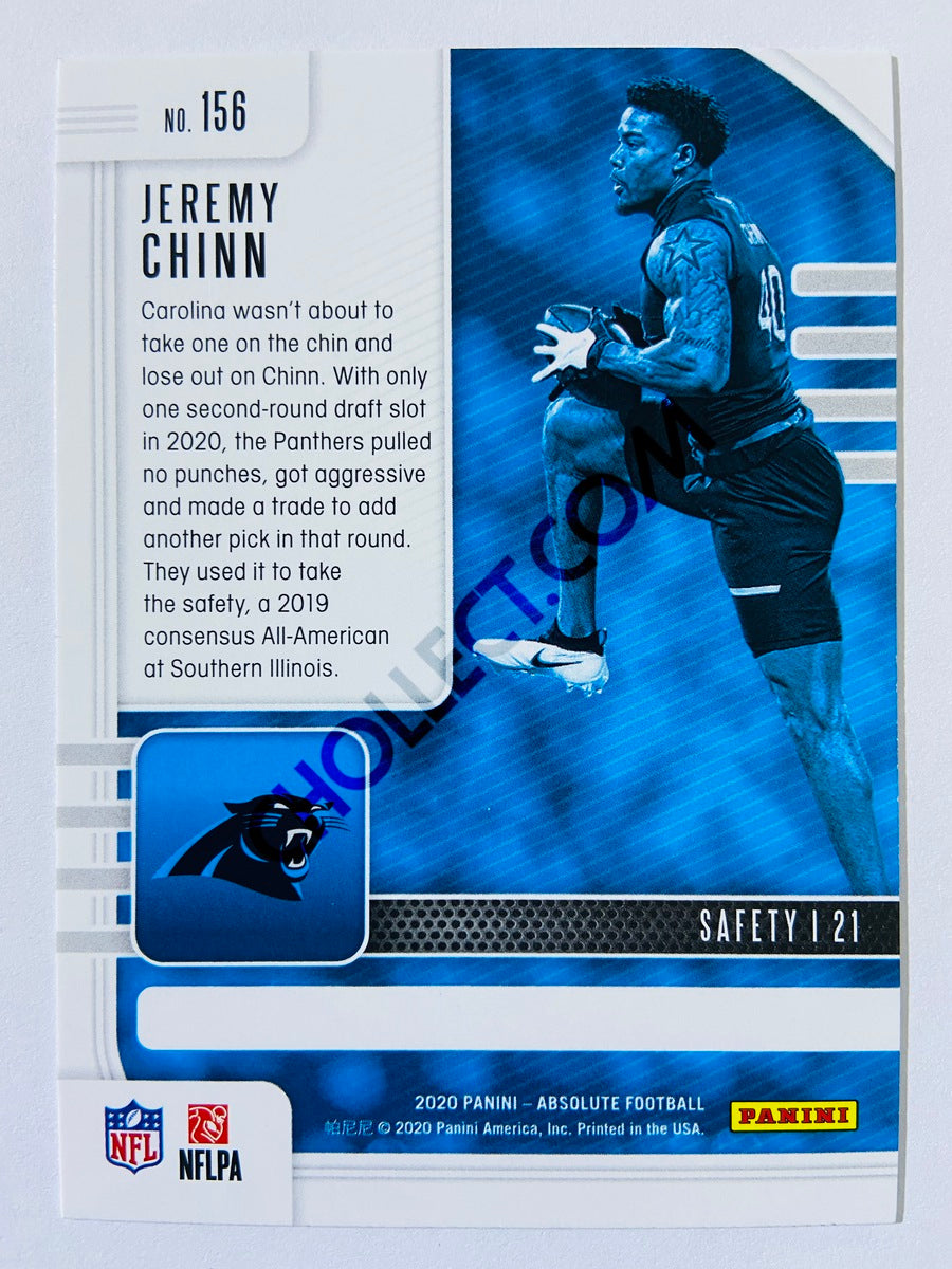 Jeremy Chinn - Carolina Panthers 2020-21 Panini Absolute Football RC Rookie #156